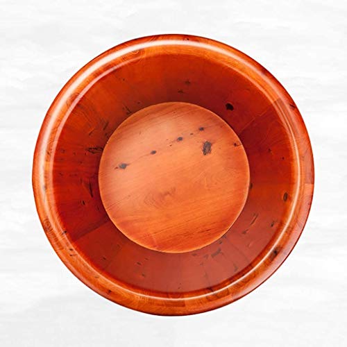Spa de pies de madera con tapa y diseño grueso miniatura 3