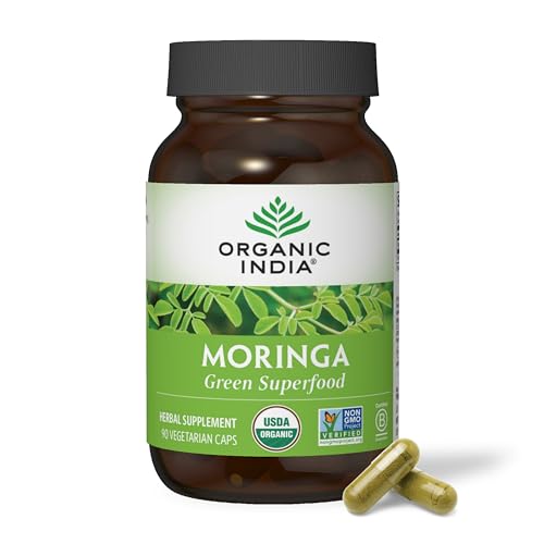 Organic India Organic Moringa, 90 Caps