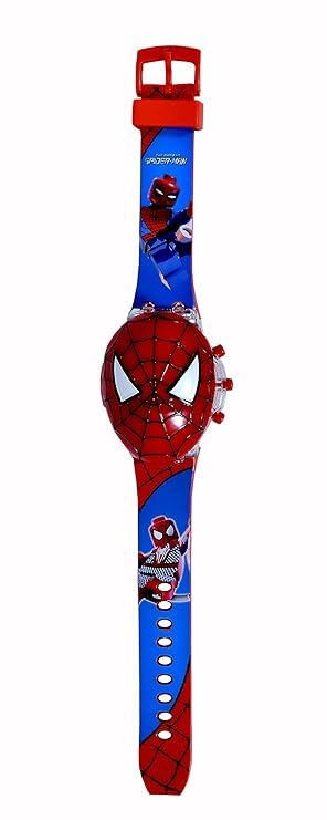 Image of Acnos Kids Edition Digital Watch - Spiderman, Captain America, Ironman, Ben10, Hulk - Disco LED Musical Watch for Boys and Girls