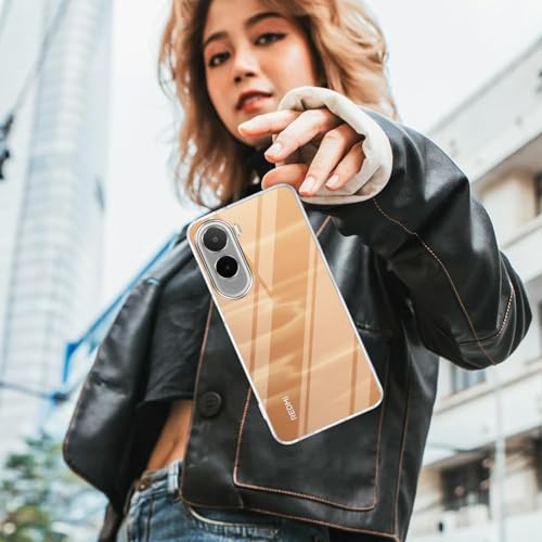 Image of Jkobi Silicone Back Cover Case for Redmi A7 Pro 5G (Clear Shockproof Case with Camera Protection | Soft and Flexible | Transparent)