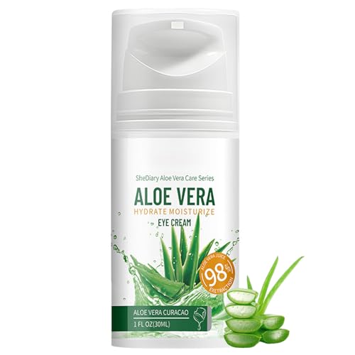 Archidate Aloe Vera Eye Cream, Under Eye Cream For Dark Circles, Puffiness And Bags, Hydrating Eye Cream For Dry Skin Around Eyes cover