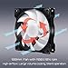 immagine 5upHere 120mm Nero 3PIN Silenziosa Ventola del Case Dispositivi di Raffreddamento di Caso e Radiatori Elevato Flusso d'Aria SR12-BW3-3