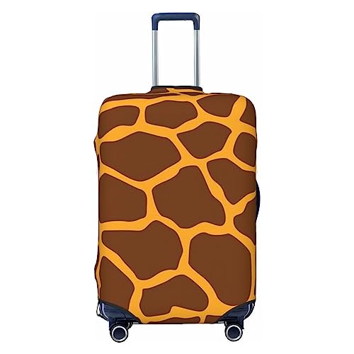 Housse de valise anti-poussière extensible BONDIJ motif girafe noir L