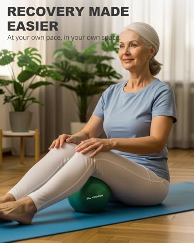 Image of Trideer Exercise Ball for Physical Therapy, 9 Inch Pilates Ball