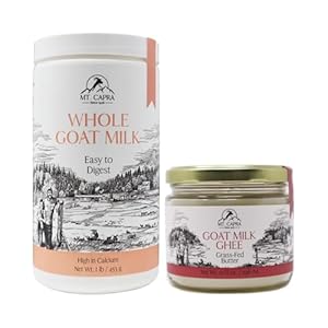 Mt. Capra Whole Goat Milk and Ghee