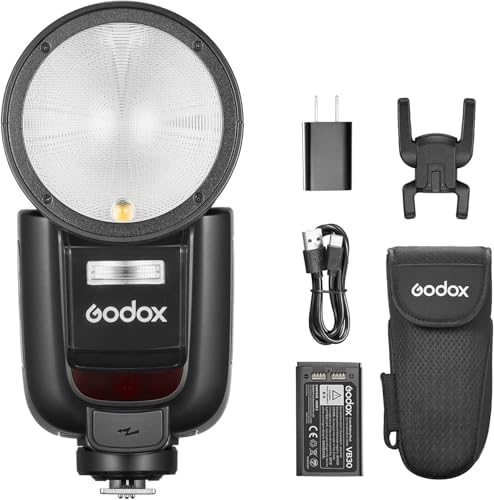 Godox V480N Flash For Nikon - GN50, HSS Up To 1/8000s, Touchscreen, 650 Flashes, 2.4G Wireless TTL