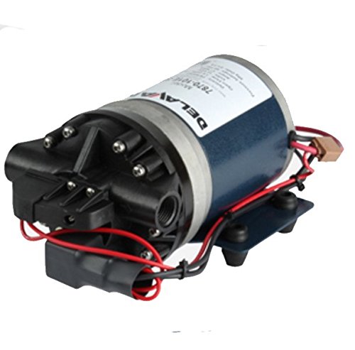 Delavan 7870-101E-SB PowerFlo Electric 12 Volt 60 PSI 7 GPM On Demand Diaphragm Pump with 1/2 Inch NPT Ports