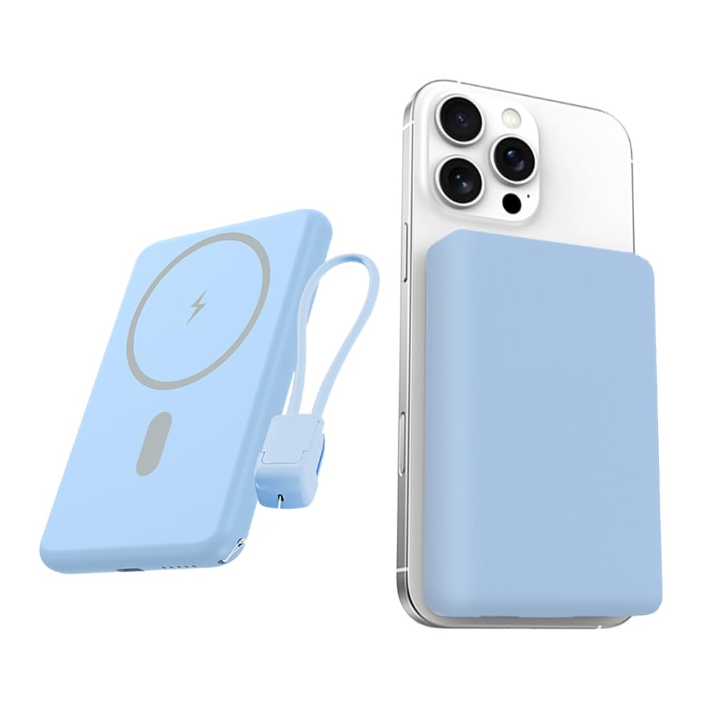 Amazon | モバイルバッテリー MagSafe対応 6800mAh 116g軽量 超薄型