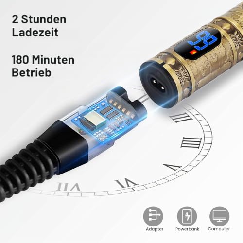 YiLFo Haarschneidemaschine Profi Barttrimmer Herren, Barber Rasierer Herren Elektrisch...