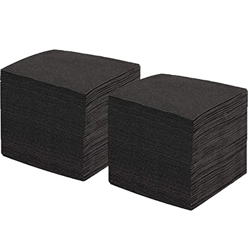 JINYUDOME Serviettes jetables en lin pour mariage, fête, restaurant, 20 × 20 cm, lot de 150 Cover