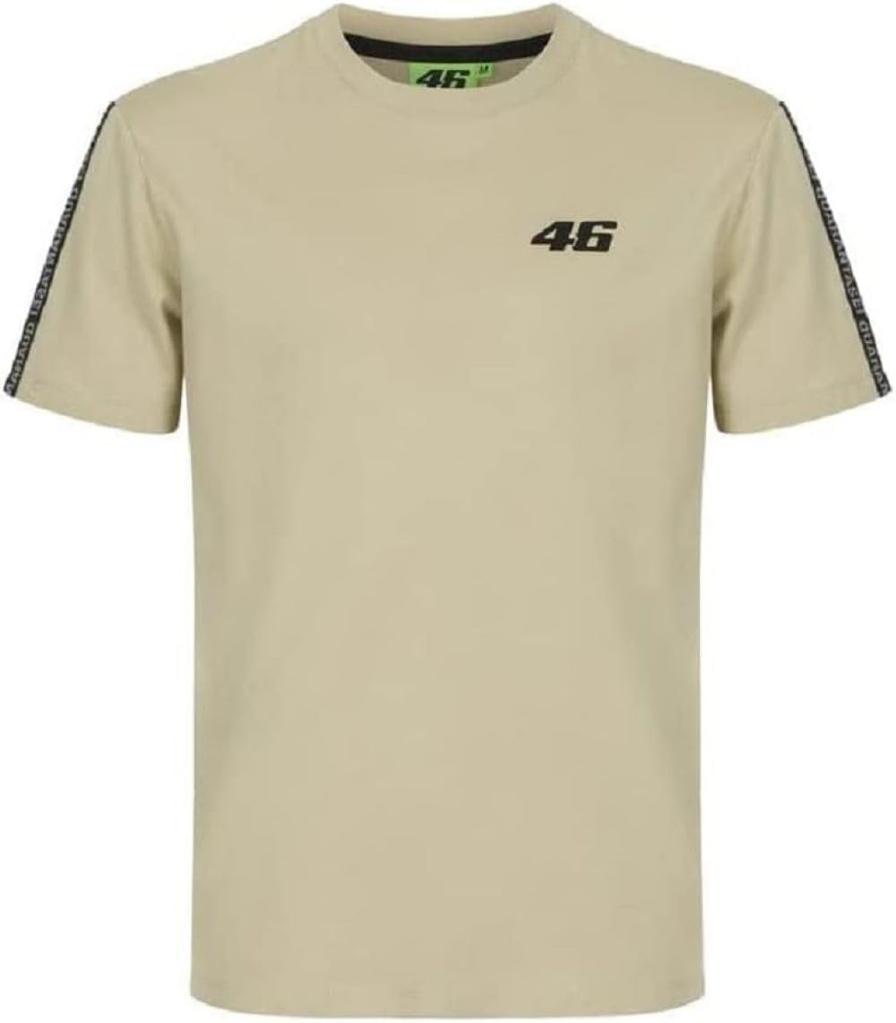 VR 46 Men's Core 46 T-Shirt, Dove Grey, L