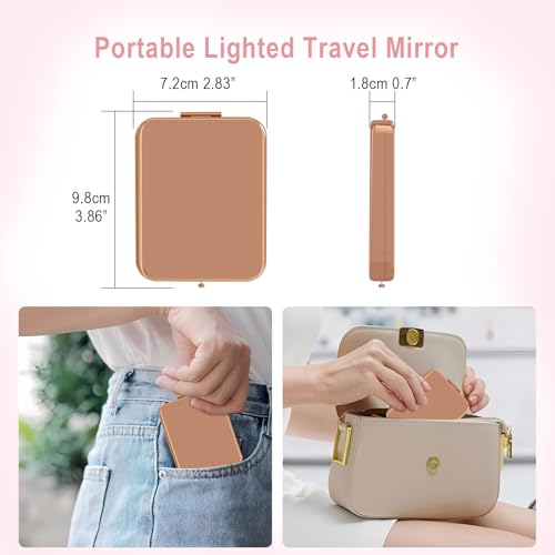 Miroir compact de poche : l'accessoire indispensable pour votre meilleure amie - 7