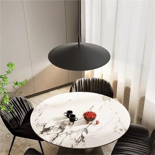 Lampe LED suspendue métal blanc noir luminaire design salle à manger cuisine