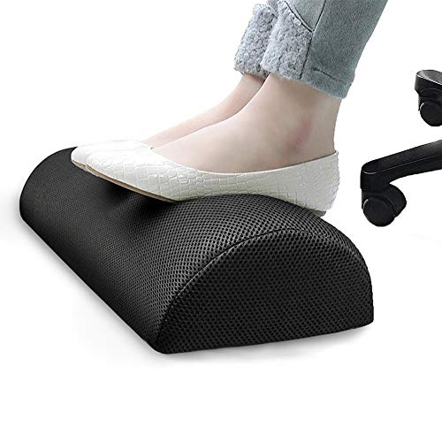 PETSHY Office Foot Rest Under Desk | Soft Memory Foam Footrest Cushion | Relieves Leg,Lumbar, Back, Knee Pain | Non-Slip Bottom,Foot Rest Pillow for Office,Home, Airplane, Travel