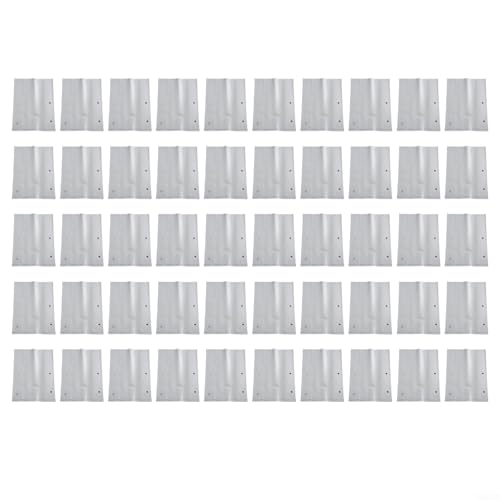 50-Pack Square Grow Bags, 20x10x20cm and 20x16x26cm Durable Black and