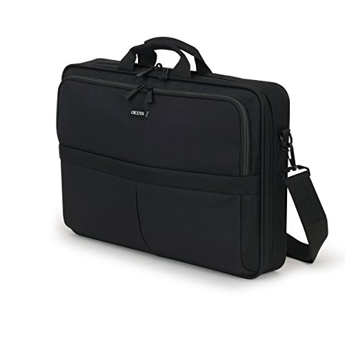 Dicota Multi SCALE Laptoptasche Schwarz – Für 14-15,6 Zoll Notebooks, Aus Recyceltem PET, Mit Tablet-Fach & Guter Polsterung