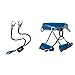 SALEWA Via Ferrata Premium Attac Set Set Via Ferrata, Unisex Adulto, Silver/Royal Blue, Taglia Unica & Xplorer Imbracatura, Unisex Adulto, Carbon, XS/S