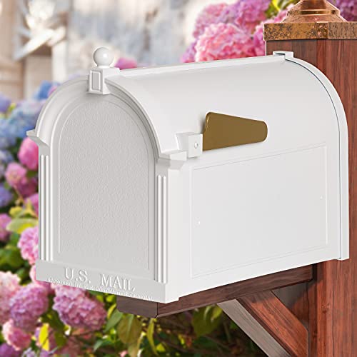 Whitehall Capitol Mailbox - White,Extra Large #TOP7