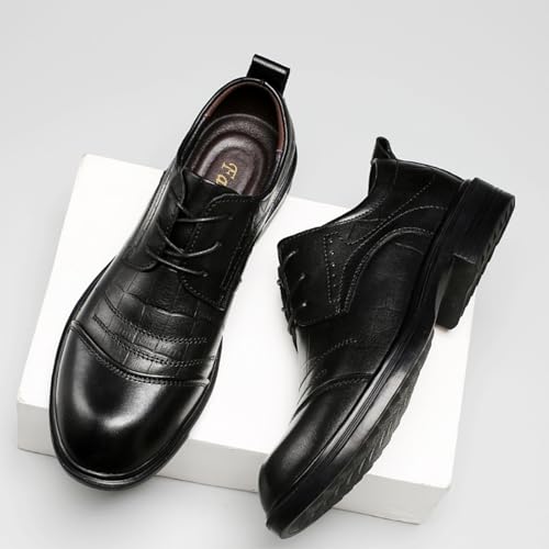 Men's Stylish Formal Leather Shoes, Classic Lace - Up Footwear - Ideal for Workplace, Formal Events & Commutes3