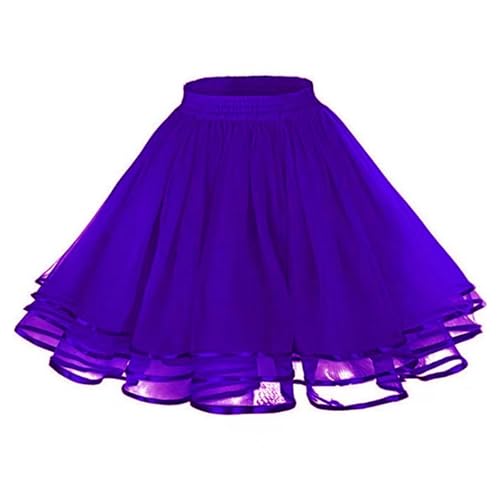 Jupe patineuse trapèze femmes mini fantaisie en tulle foncé tendance