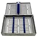 Sterilization Tray for Winged Elevator Holds up to 6 Elevators 5 1/2