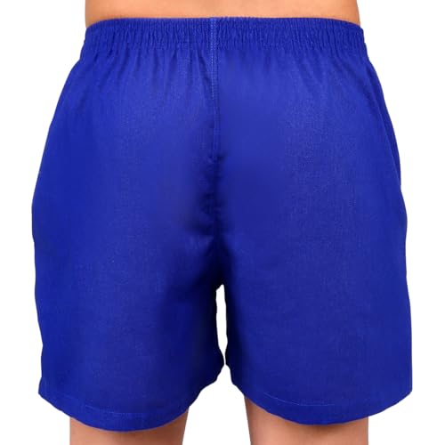 Kit 3 Bermudas Masculinas em Linho Premium Tendência (Azul Bic/Azul BB/Branco, P)