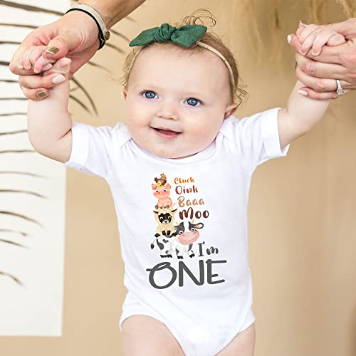 animals first birthday shirt farm animals one birthday shirt 1st birthday shirt farm birthday party I'm one birthday shirt4