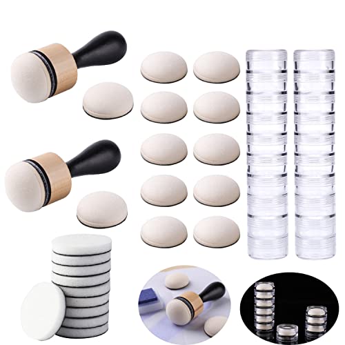 OTCRAFT Mini-Tintenmischwerkzeug, mit Schaumstoff-Ersatz, Nachfüllschaum-Werkzeug für Schaumstoff, Scrapbooking, Malen, Zeichnen, Kunstbedarf, Griff, Tintenwerkzeuge, Prägeschablonen