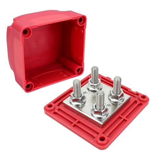 Bloc de distribution électrique 400A 48V avec bornier M8 en nylon renforcé perfk - 3