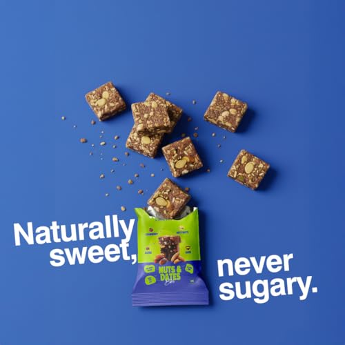 Image of Twiddles Mini Snack Bar Nuts & Date Power Bites, Pack of 12 | Made with Dates & Dry Fruits | No refined Sugar | Healthy dessert | Goodness of millets | Office Snack | On-the-go | 100% Natural | 10% Protein | Only 80 Calories