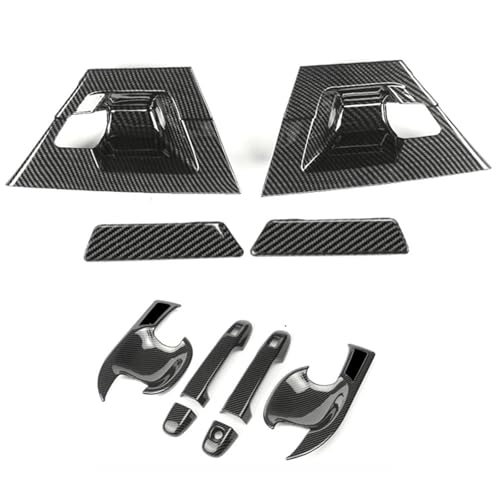Embellecedor de fibra de carbono de alta calidad para manijas de Toyota C-HR