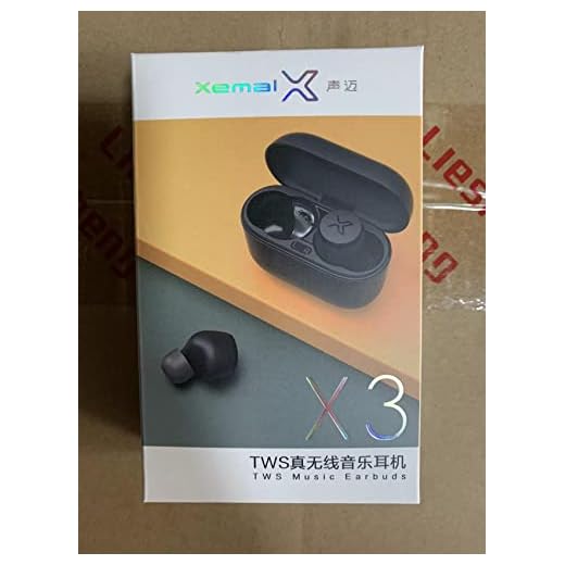 Edifier Bluetooth Headphones Wireless X3 True Wireless EarbudsTouch Control and CVC8.0 Noise CacelingTWS Stereo Earphones in Ear with Deep Bass for Sport Black