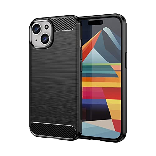 Coque iPhone 15 texture carbone fini les rayures et les chocs