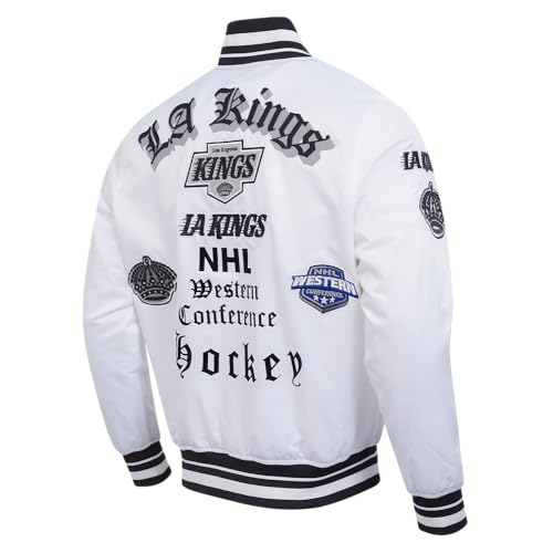 Image of Pro Standard Mens NHL Old English Satin Jacket