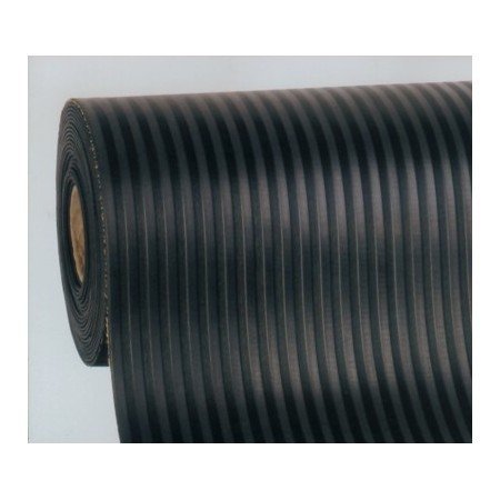 HELGUEFER- Pavimento de Goma Rayada 150 Cm Ancho -Rollo 10M.L.-