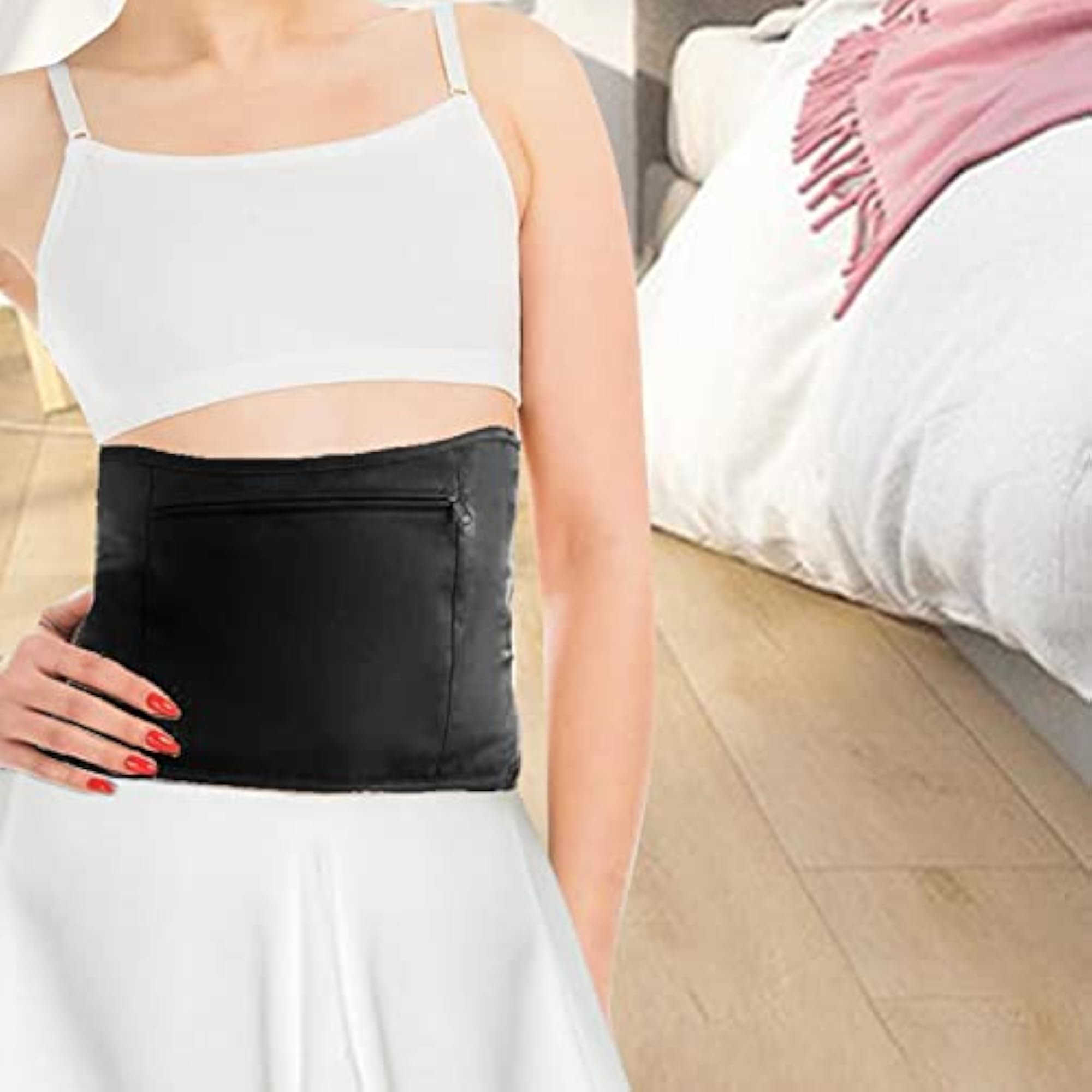 Castor Oil Pack Wrap, Adjustable Design for Comfort