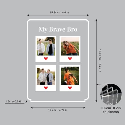 Image of Giftplease Customized Acrylic Night Light Photo Frame & Rakhi Gift Combo for Brother | Personalized LED Lamp Set with Premium Designer Rakhi, Roli Chawal, Greeting Card | Rakshabandhan Gift Bhaiya