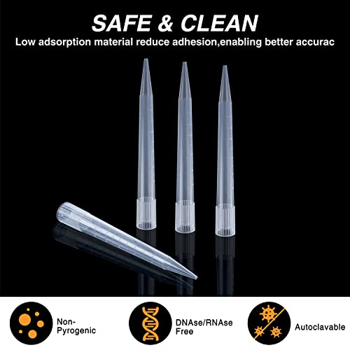 Four E'S Scientific 90314004-TB-GP-08-TIP 5Ml Pipette Tips Lab Microchemical Transparent Liquid Micropipette Pipettor Tips 5Ml 100Pcs thumb #2