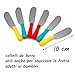 Leddy Living Juego de 6 cuchillos de acero inoxidable de colores para mantequilla Imagen de Leddy Living Juego de 6 cuchillos de acero inoxidable de colores para mantequilla
