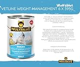 Wolfsblut Vetline Hundefutter - Weight Management, 12kg + 6x395g - Sparbundel, Sparpaket - inklusive Warnicks Tierfutterservice Hundesnack Goodie