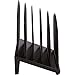 Dasher Products Inclined File Sorter Desk Organizer - File Rack with 5 Upright Sections for Documents, Binders, Folders, Clipboards, and More. Desktop Organization for Home, Office, School, and Store