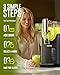 Slushie Machine, No Ice Needed, S1.2 INOVIVA Slushy Machine for Home with Self-Cleaning Function, Professional Frozen Drink Maker, 5 Preset Programs, Frozen Margaritas, Frappés, Milkshake, and More