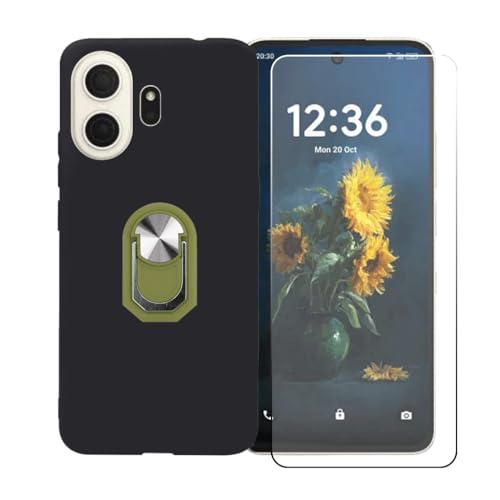 CongJiaLingXi �P�[�X �K�p �� TCL NXTpaper 70 Pro (6.9") �����O�T�|�[�g+ �����K���X�X�N���[���v���e�N�^�[�A�_��ȃV���R�[���V�F���o���p�[TPU�ی�J�o�[�������,�O���[��