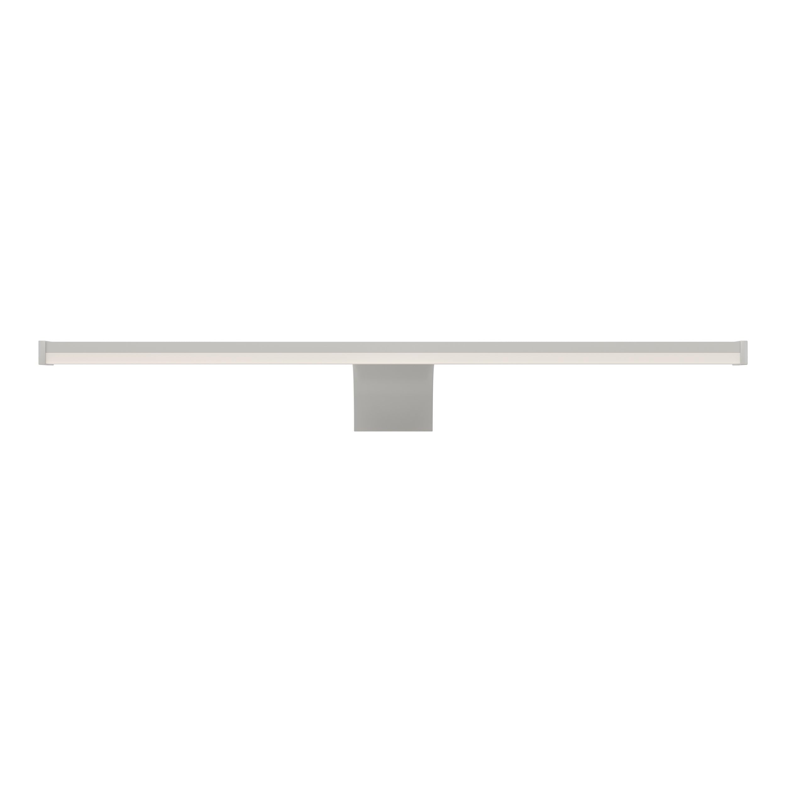 EGLO LED Wandlampe Pandella 2, Spiegelleuchte mit Bewegungsmelder | Wandleuchte aus Kunststoff, Badezimmer Lampe in Silber, Chrom, Weiß, IP44, L 40 cm