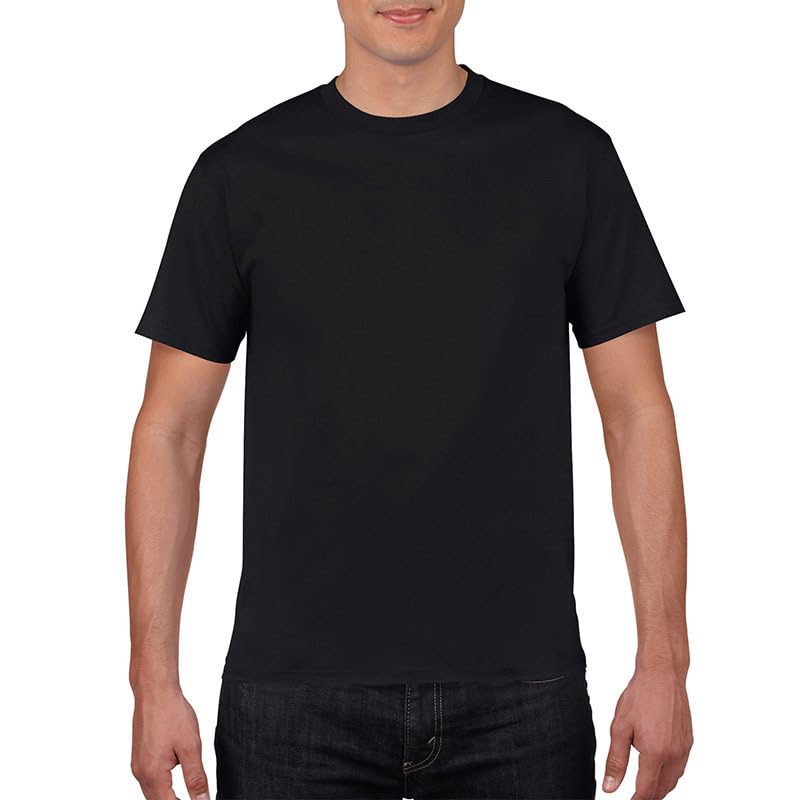 T-Shirts Herren Rundhals Kurzarm Atmungsaktiv Tee Shirts Regular Fit Freizeitshirt Basic Casual Sommershirt Einfarbig Kurzarmshirt Baumwolle T Shirt Lockerer Passform Tshirt