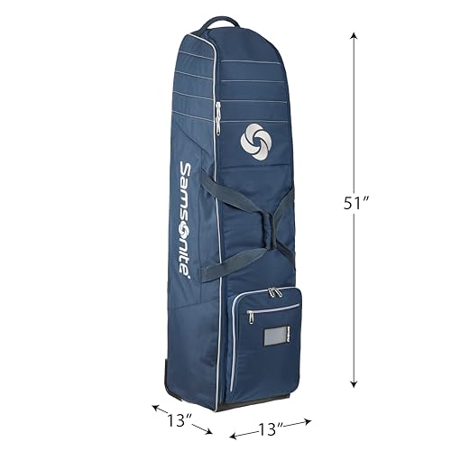 Samsonite Soft-Sided Golf Travel Bag with Wheels, Heavy-Duty 600D - image 6