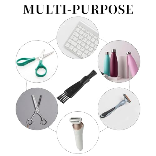 12pcs Rasierer Pinsel 6 Pcs Rasierer Reinigungsbürste, Mini bürste und Aufbewahrungsbox, Elektrorasierer Reinigungsbürste, für Entfernen Bartreste und Staub