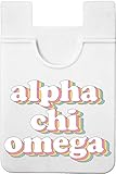Sorority Shop Alpha Chi Omega - Retro Koala Pouch - Adhesive Cell Phone Wallet