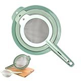 Feines Maschen Sieb,Handlicher Multifunktions Küchenhelfer,Feinmaschiger Durchschlag Und...