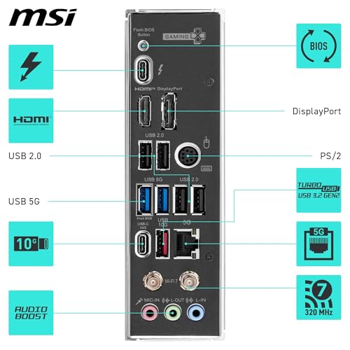 MSI MB Z890 GAMING PLUS WIFI, Z890,LGA1851,4DDR5,3PCI-EX16,1PCI-EX1,4M.2 ,1USB4, 1USB3.2 GEN2 X2 5 MSI MB Z890 GAMING PLUS WIFI, Z890,LGA1851,4DDR5,3PCI-EX16,1PCI-EX1,4M.2 ,1USB4, 1USB3.2 GEN2 X2